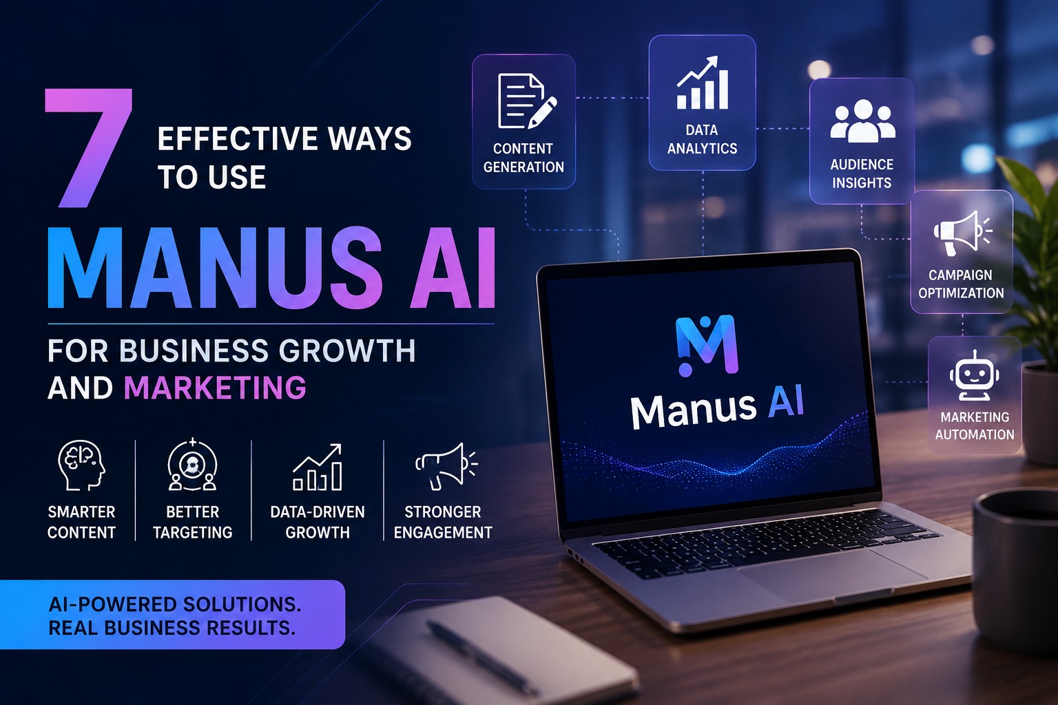 7 Effective Ways to Use Manus AI for Business Growth and Marketing
